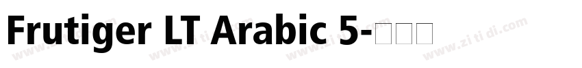 Frutiger LT Arabic 5字体转换